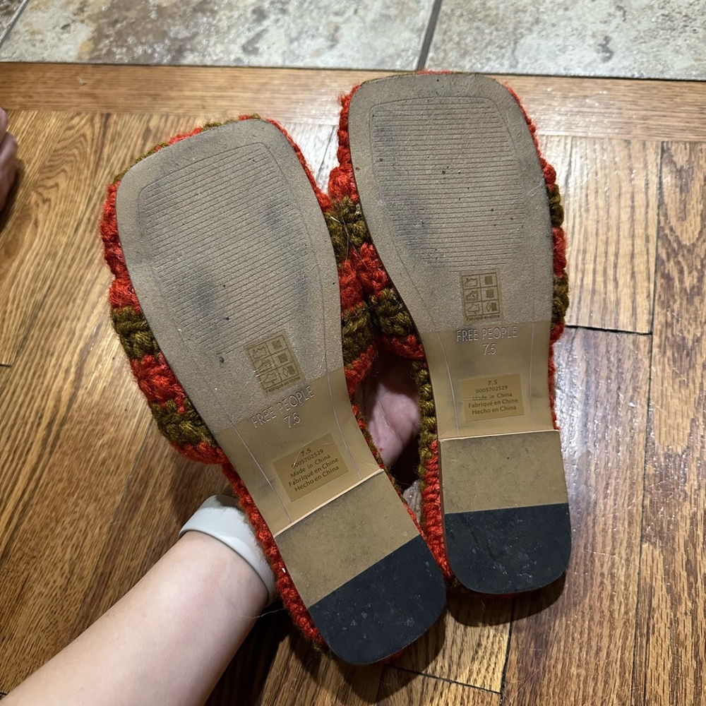 Free People Show Your Stripes Hand Knitted Sandals - Picture 6 of 8